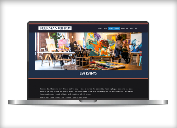 Image of 'Beekman Cold Brews' Live Events Page