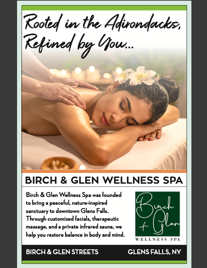 Image of Birch & Glen Wellness Spa Newspaper Ad
