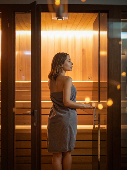 AI generated image used in 'Birch & Glen Wellness Spa' website