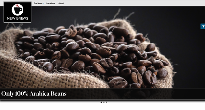 Thumbnail for Coffee Shop Website