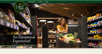 Thumbnail for Health Food Store Website