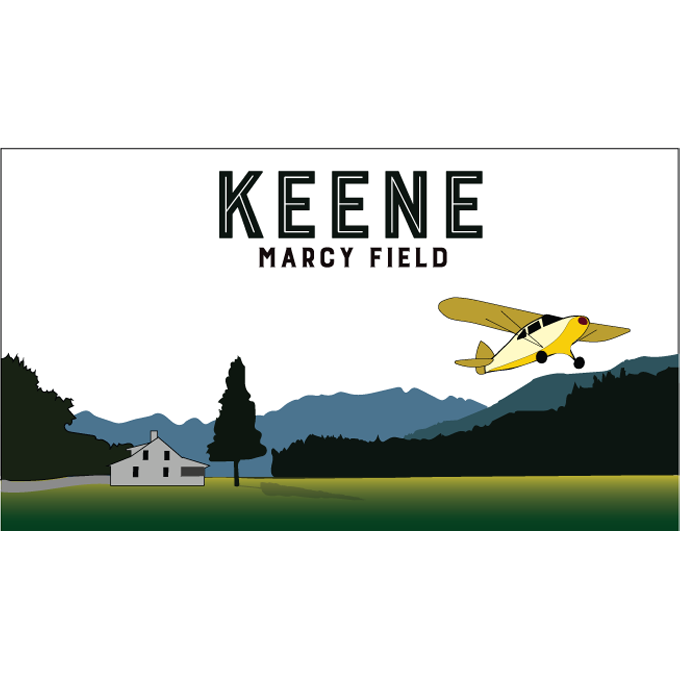 Image of outline of Marcy Field, Keene, New York