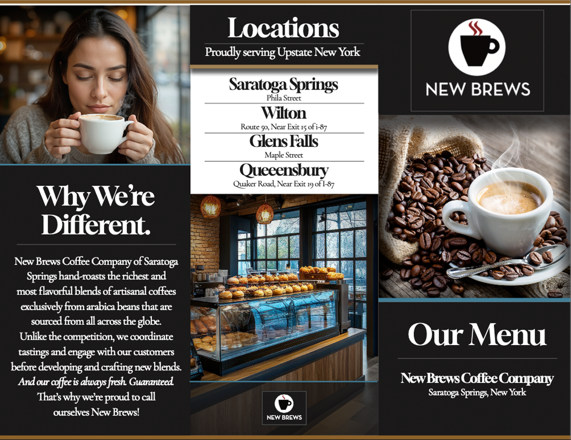 Image of New Brews Coffee Menu