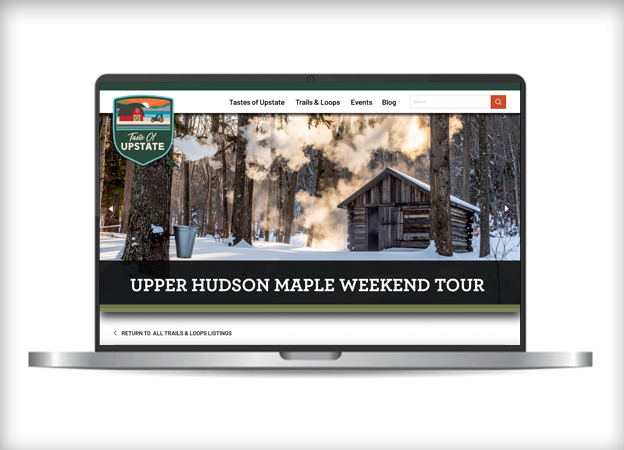 Image of 'Taste of Upstate' Upper Hudson Maple Weekend Tour Route Page