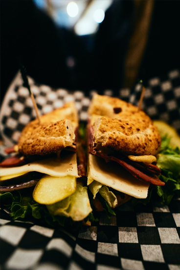 Breakfast Bagel Sandwich Image